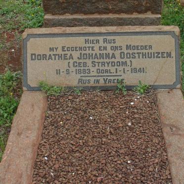 OOSTHUIZEN Dorathea Johanna nee STRYDOM 1883-1941