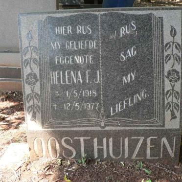 OOSTHUIZEN Helena F.J. 1918-1977