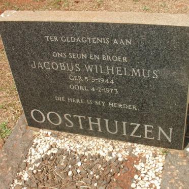 OOSTHUIZEN Jacobus Wilhelmus 1944-1973
