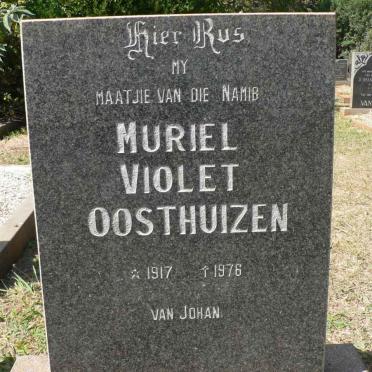 OOSTHUIZEN Muriel Violet 1917-1976