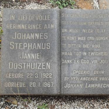 OOSTHUIZEN Familie
