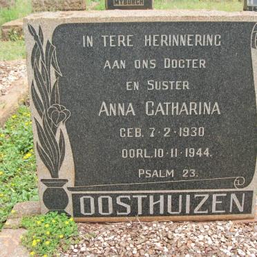 OOSTHUIZEN Anna Catharina 1930-1944
