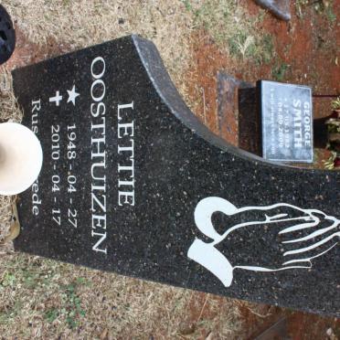OOSTHUIZEN Lettie 1948-2010