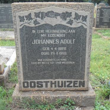 OOSTHUIZEN Johannes Adolf 1926-1959