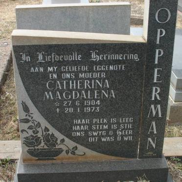 OPPERMAN Catherina Magdalena 1904-1973