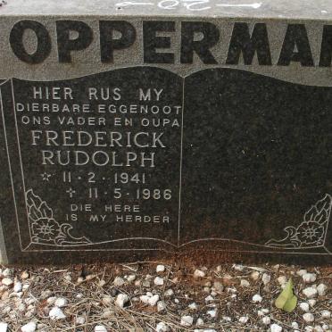 OPPERMAN Frederick Rudolph 1941-1986