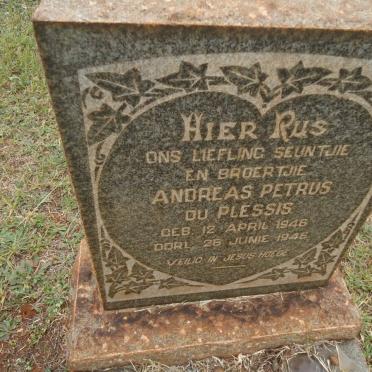 PLESSIS Andreas Petrus, du 1946-1946