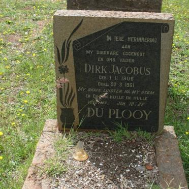PLOOY Dirk Jacobus, du 1908-1961