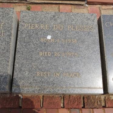 PLESSIS Pierre, du 1938-1975