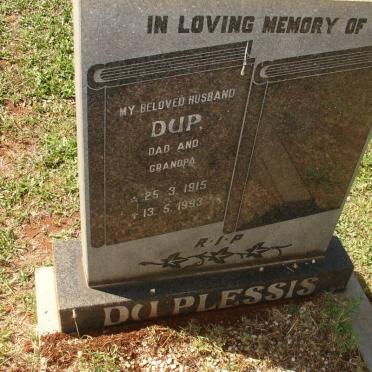 PLESSIS Dup, du 1915-1993
