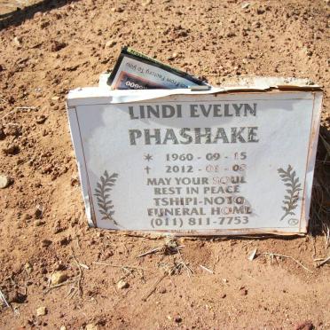 PHASHAKE Lindi Evelyn 1960-2012
