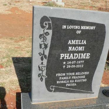 PHADIME Amelia Naomi 1977-2012