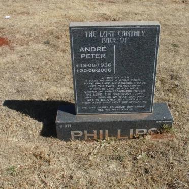 PHILLIPS Andre Peter 1936-2006