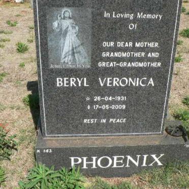 PHOENIX Beryl Veronica 1931-2009