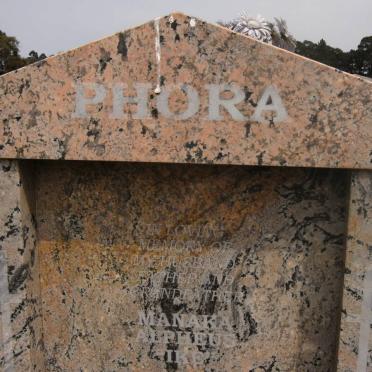 PHORA Kumalo Manaka Alpheus 1945-2003