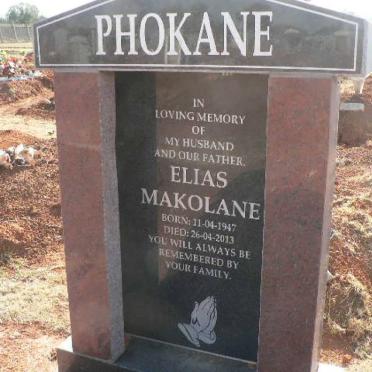 PHOKANE Elias Makolane 1947-2013