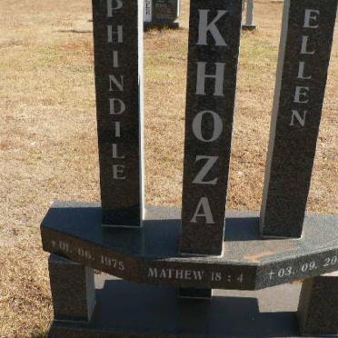 PHINDILE Khoza Ellen 1975-2001