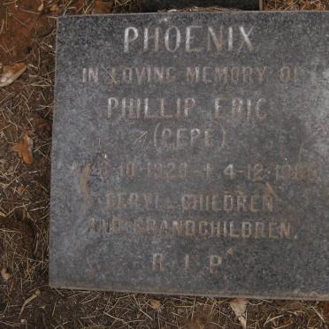 PHOENIX Phillip Eric 1928-1980