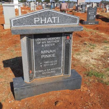 PHATI Minah Pinkie 1960-2011