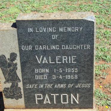 PATON Valerie 1955-1958