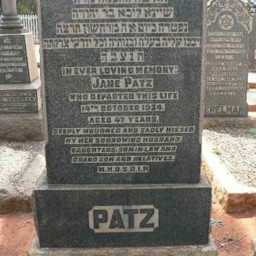 PATZ Jane -1934