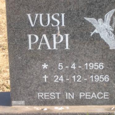 PAPI Vusi 1956-1956