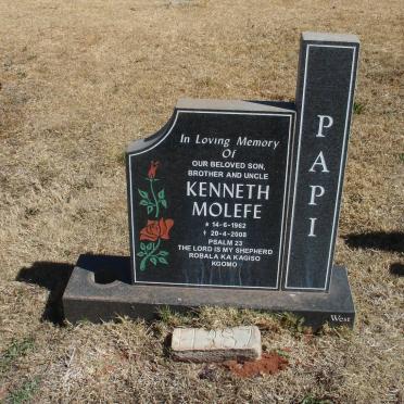 PAPI Kenneth Molefe 1962-2008