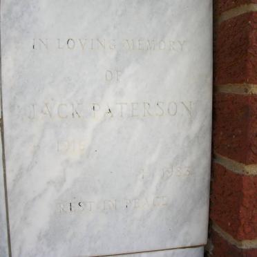 PATERSON Jack 1916-1983