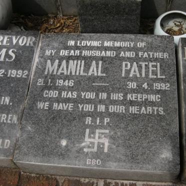 PATEL Manilal 1946-1992