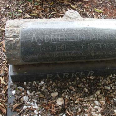PARKER Andries Johannes 1961-1979