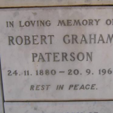 PATERSON Robert Graham 1880-1960