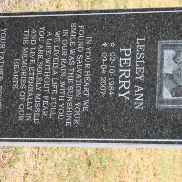 PERRY Lesley Ann 1984-2007