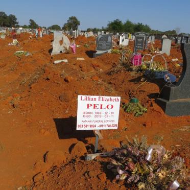 PELO Lillian Elizabeth 1969-2013