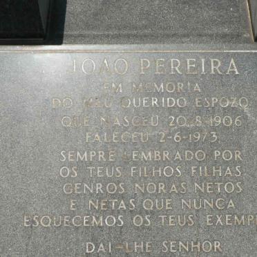 PEREIRA Joao 1906-1973