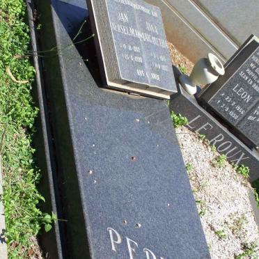 PEPLER Jan Herselman 1912-1990 &amp; Anna Margaretha 1915-1992