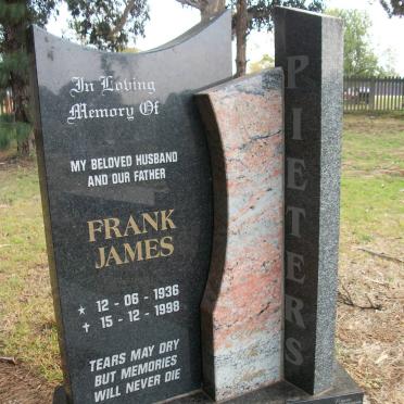 PIETERS Frank James 1936-1998