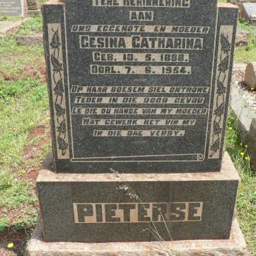 PIETERSE Gesina Catharina 1888-1954