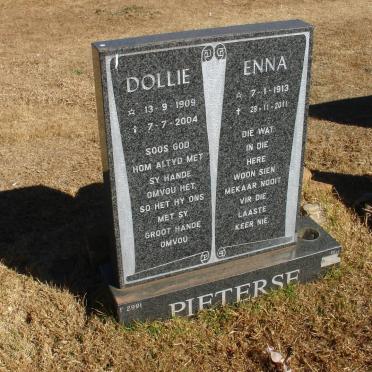 PIETERSE Dollie 1909-2004 &amp; Enna 1913-2011