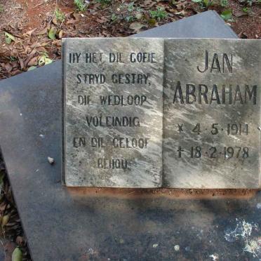 PIETERS Jan Abraham 1914-1978 &amp; Martha Magdalena 1919-1993