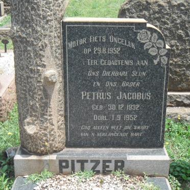 PITZER Petrus Jacobus 1932-1952