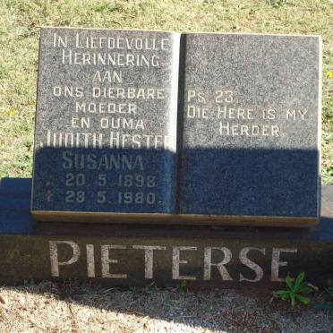 PIETERSE Judith Hester Susanna 1898-1980