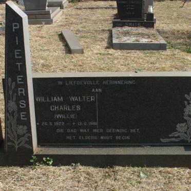 PIETERSE William Walter Charles 1923-1981