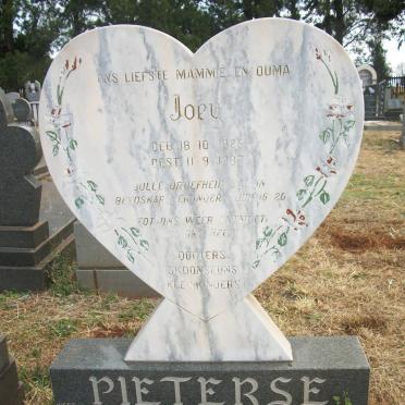 PIETERSE Joey 1925-1987