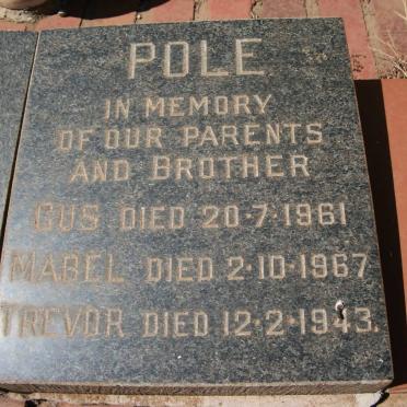 POLE Gus -1961 &amp; Mabel -1967 :: POLE Trevor -1943