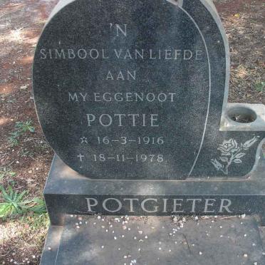 POTGIETER Pottie 1916-1978