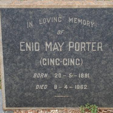 PORTER Enid May 1891-1962
