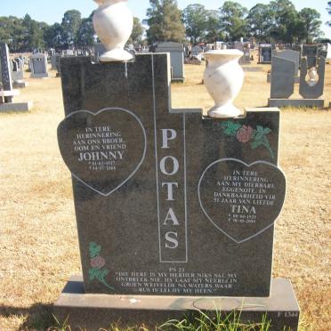 POTAS Johnny 1927-2004 &amp; Tina 1929-200?