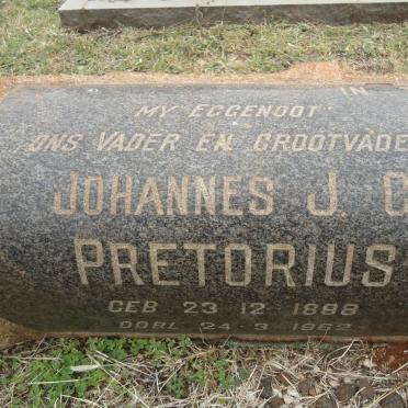 PRETORIUS Johannes J.G. 1898-1962