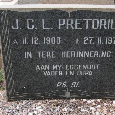 PRETORIUS J.C.L. 1908-1977