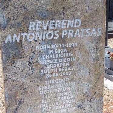 PRATSAS Antonios 1914-2009